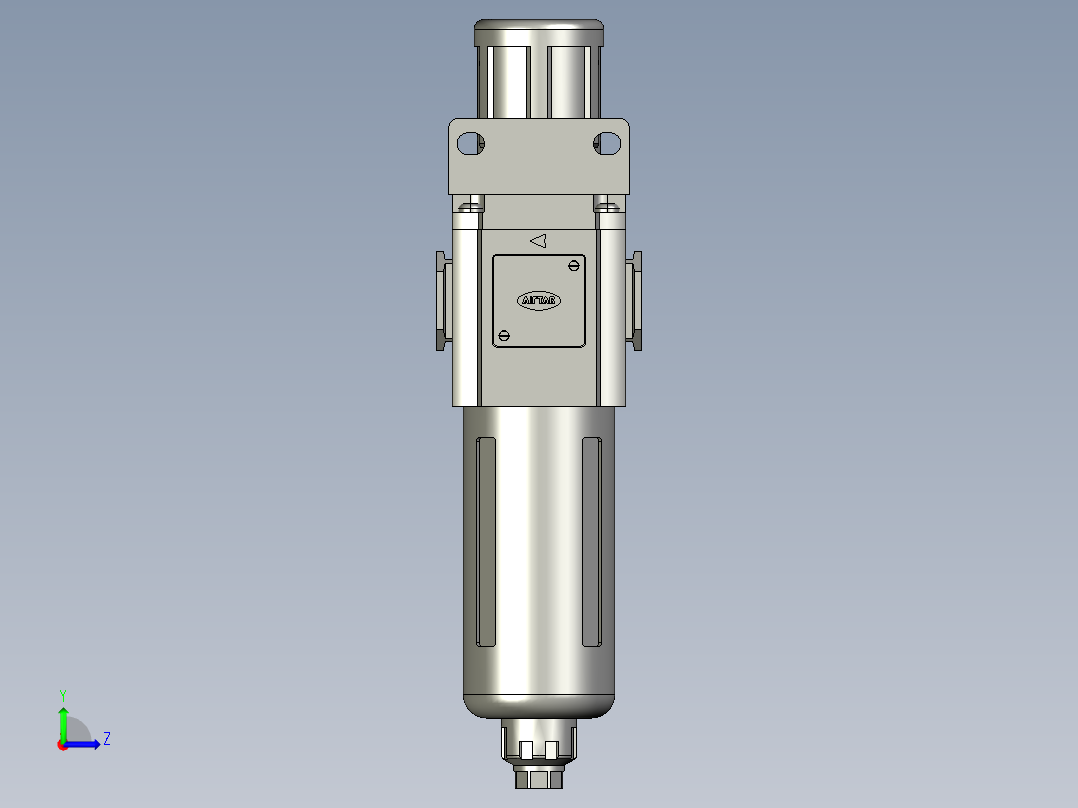 气源处理器GFR300-10-F1左视图