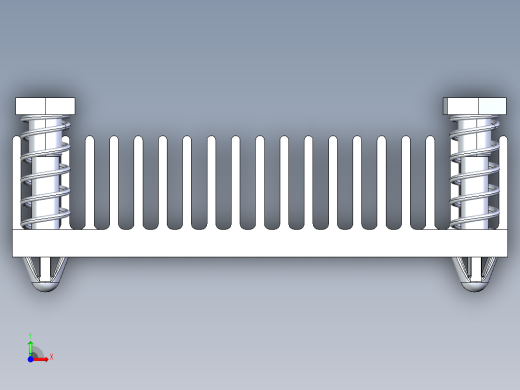 45x45x11毫米散热器11前视缩略图