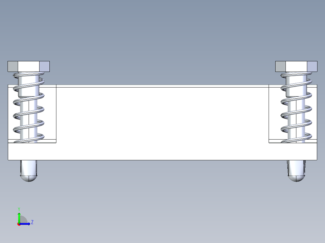 45x45x11毫米散热器11左视图