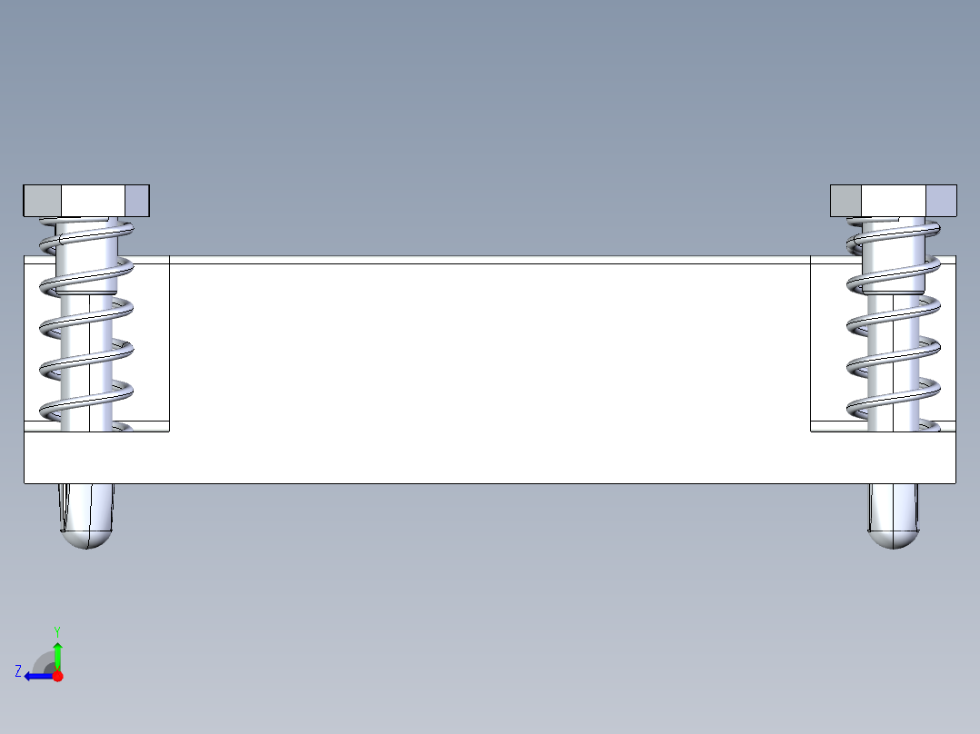 45x45x11毫米散热器11右视图