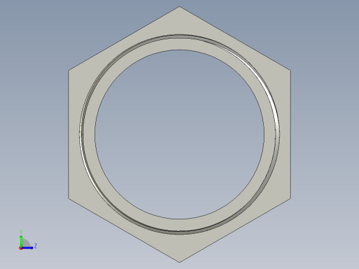 螺纹管转接头-内外丝等径 DN50左视缩略图