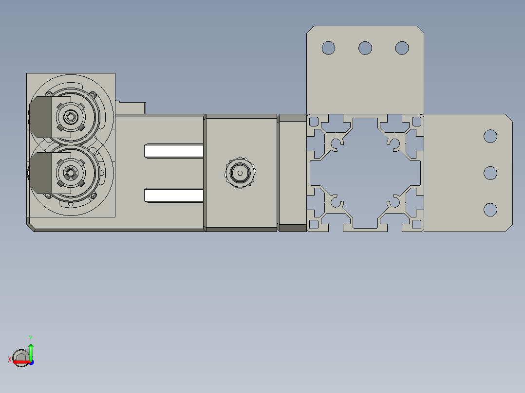 ZK03009自动拧螺钉组件后视图