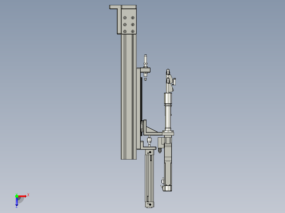 ZK03009自动拧螺钉组件俯视图