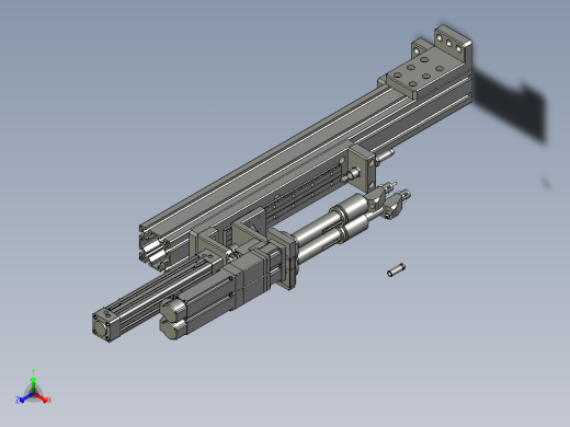ZK03009自动拧螺钉组件正等轴测缩略图