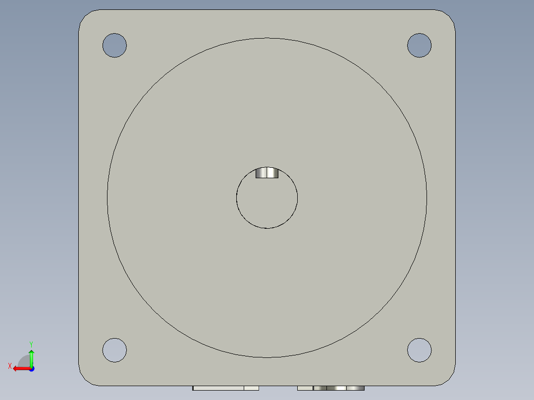 LJ-CJ-629步进电机86CM120-BZ(驱动DMA882S)后视图