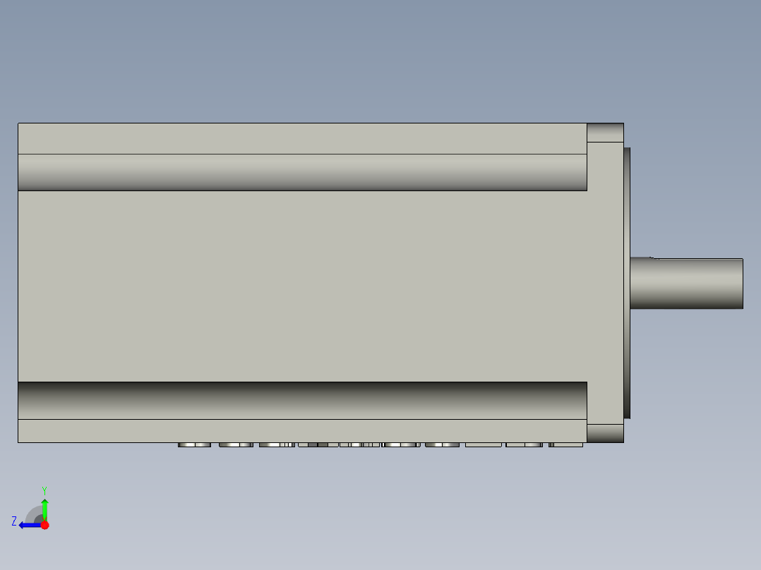 LJ-CJ-629步进电机86CM120-BZ(驱动DMA882S)右视图