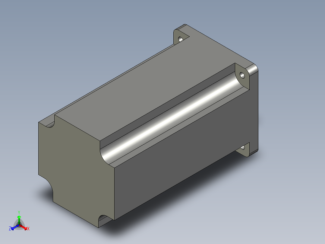LJ-CJ-629步进电机86CM120-BZ(驱动DMA882S)正等轴测图