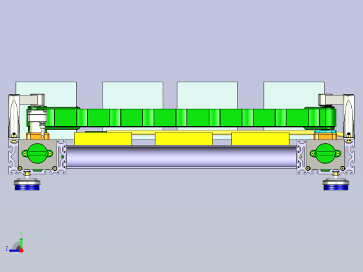 扁形纸箱输送线设计右视缩略图