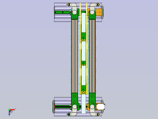 扁形纸箱输送线设计俯视缩略图