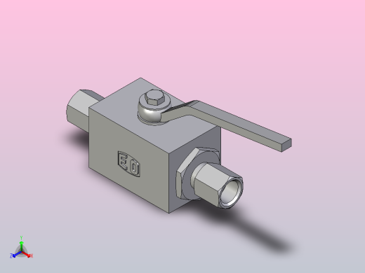EO标准液压接头 2通不锈钢球阀KH06L71