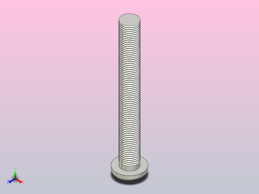 螺丝M3 X25正等轴测缩略图