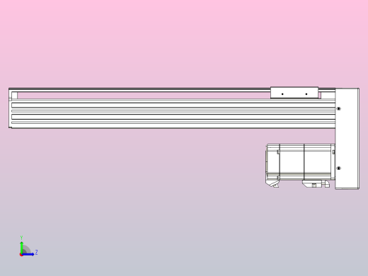 日规模组半封闭丝杆TPA-HNR-85S-1610C-L400-MP-Y-P20-N3左视缩略图
