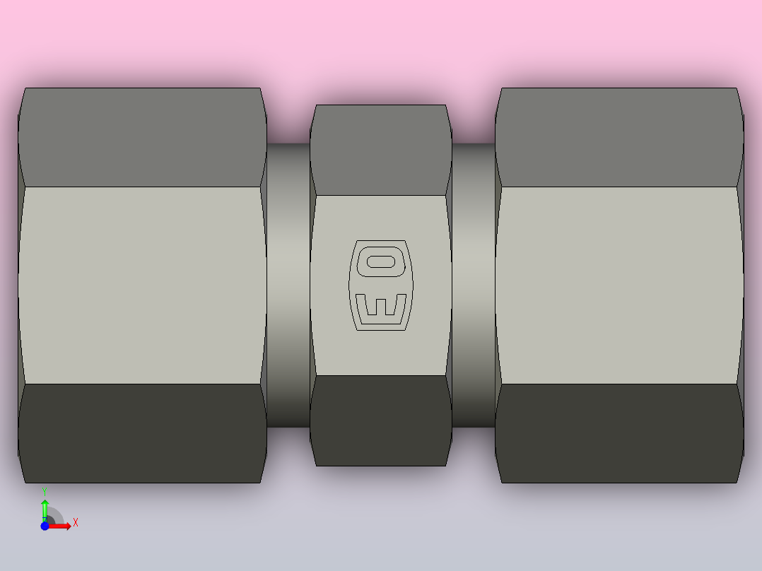 EO标准液压接头 Union G12ZS71(1)前视图