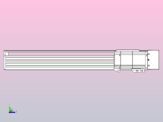 日规模组半封闭丝杆TPA-HNR-85S-1610C-L350-ML-Y-P20-N3左视缩略图