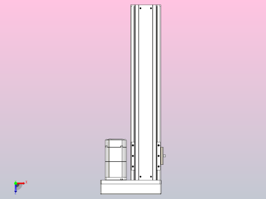 日规模组半封闭丝杆TPA-HNR-85S-1610C-L350-ML-Y-P20-N3俯视缩略图