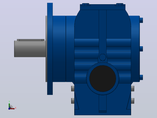 SF77ZP蜗轮蜗杆减速机SF77-13.16-M1-B-P80前视缩略图