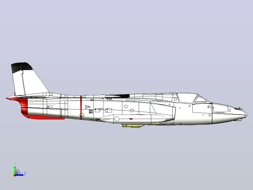 J-21 Jastreb -南斯拉夫60年代设计的轻型攻击机左视缩略图
