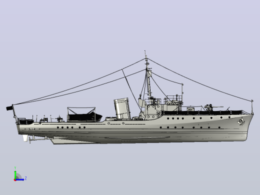 PC-451型实验潜艇左视缩略图