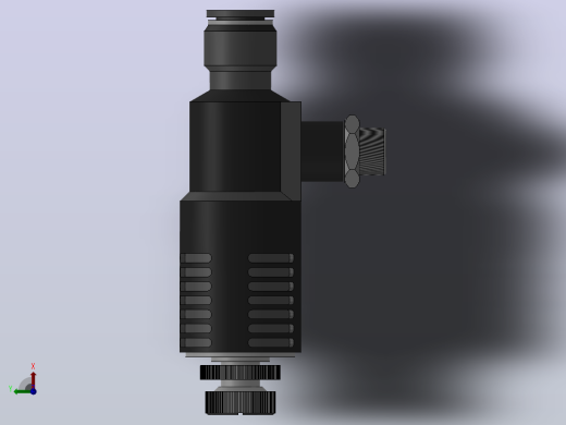 ISE-G 带节流消声器的快速排气阀-G螺纹_ISE08-G01俯视缩略图