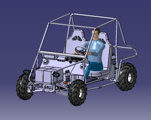轻型越野车结构3D图纸 STP格式缩略图
