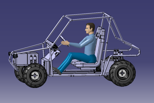轻型越野车结构3D图纸 STP格式缩略图