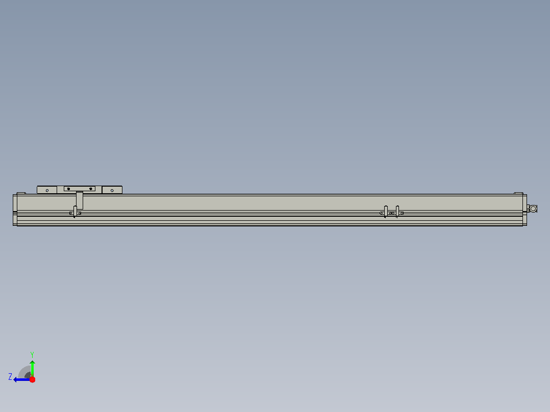 创锋精工电动滑台CFF14-700-M-P400WB右视图