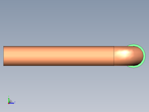 插头连接器Wirebridge_12.7xD0.6mm左视缩略图