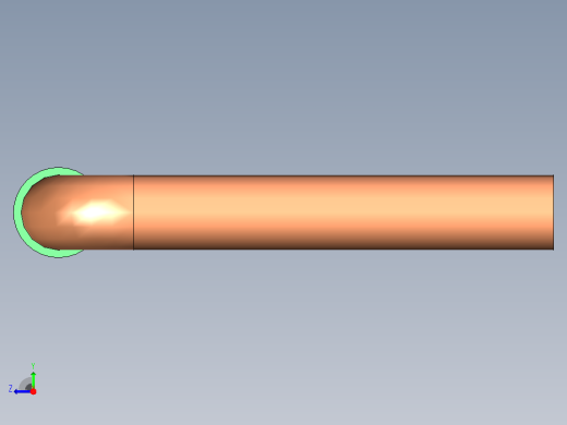 插头连接器Wirebridge_12.7xD0.6mm右视缩略图