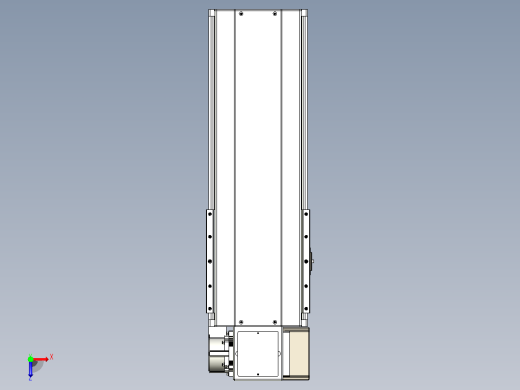皮带直线轴半封闭可选导轨TPA-HNB-220D-176-L300-RP-Y-P1K-N3俯视缩略图