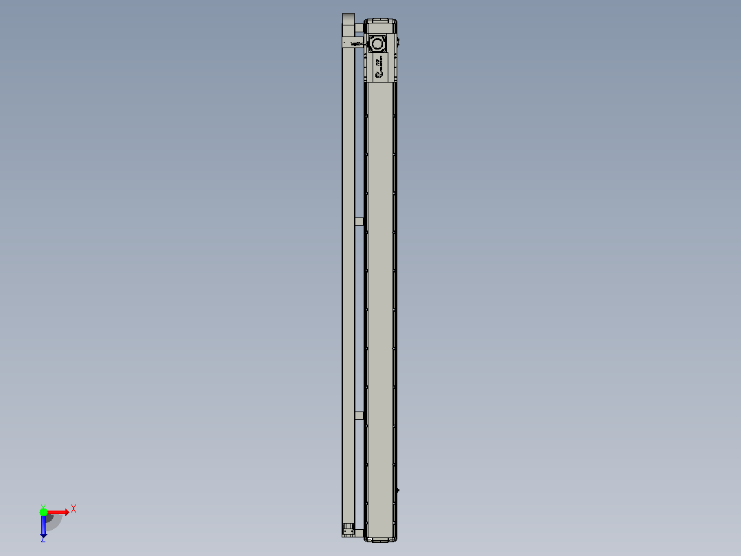 TM17-L3-2300-BC-T750W-C4-MB-3M齿轮齿条型TM17俯视图