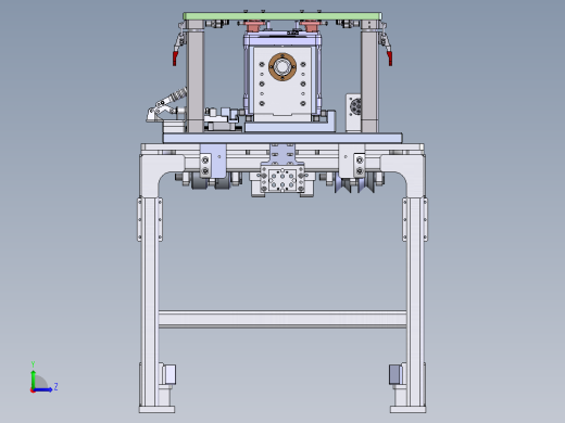 新能源捆扎电池巴片焊接工装sw21可编辑左视缩略图