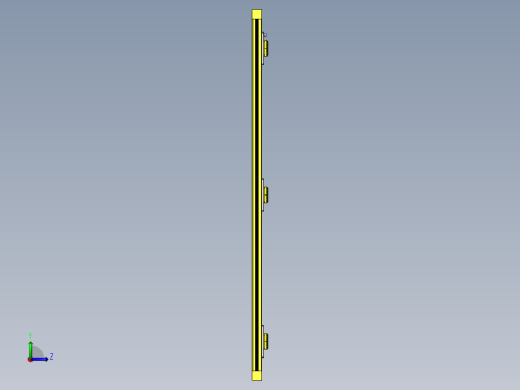 铝合金型材开闭门左视缩略图