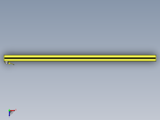 铝合金型材开闭门俯视缩略图