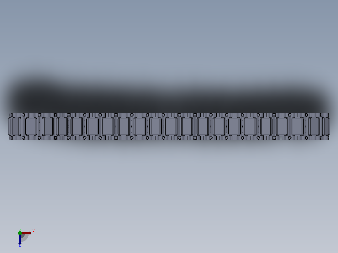 M113装甲车履带俯视图