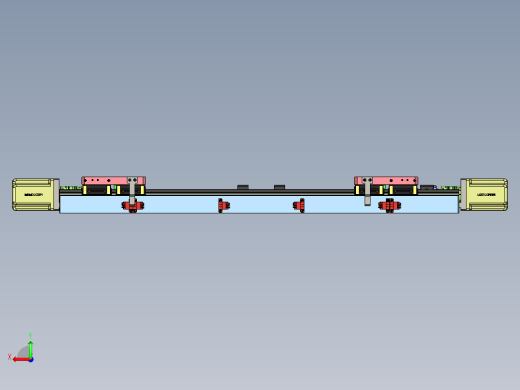 光通信产品精密双芯片粘贴机proe4.0可编辑后视缩略图