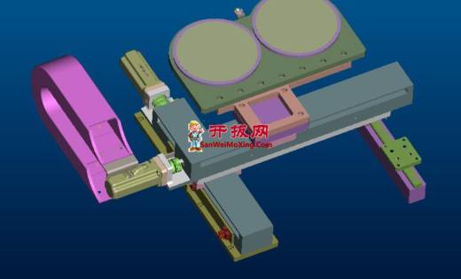 光通信产品精密双芯片粘贴机proe4.0可编辑缩略图
