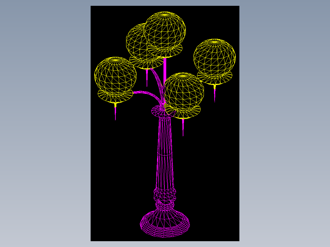 室内家具及植物三维模型八-D092