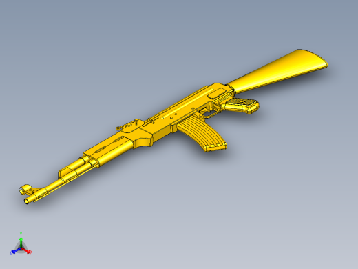 黄金ak47突击步枪