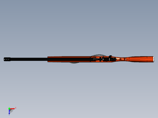 雷明顿700狙击步枪俯视缩略图