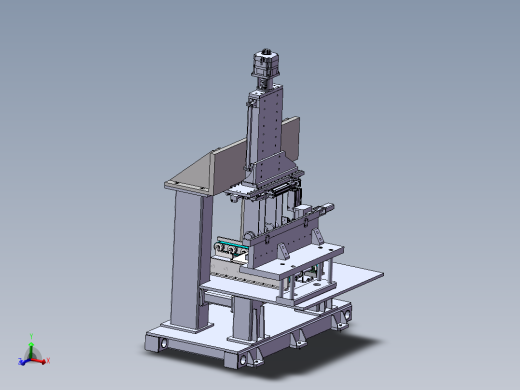 半自动包装机3d图纸三轴自动上下料包装机3d图纸