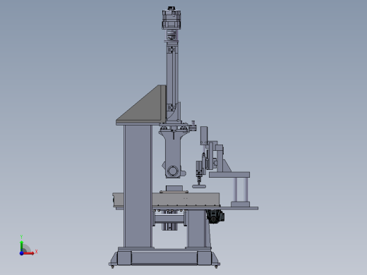 半自动包装机3d图纸三轴自动上下料包装机3d图纸前视缩略图