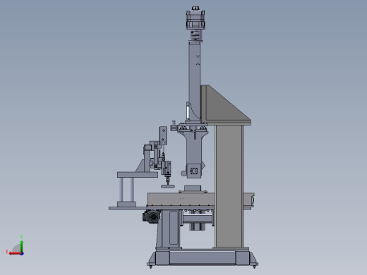 半自动包装机3d图纸三轴自动上下料包装机3d图纸后视缩略图