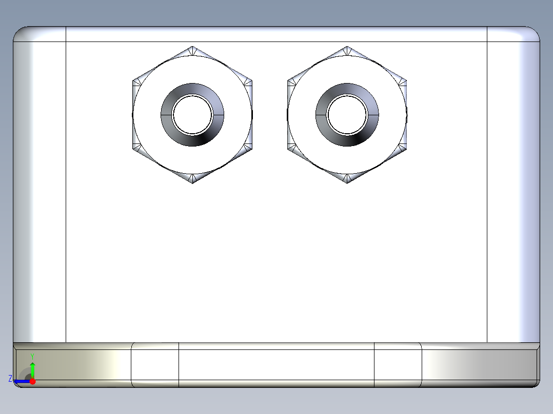 2款Rak811传感器模型3D图纸 Solidworks设计 附IGS x_b格式右视图