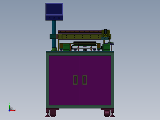 吸塑盒摆盘自动机前视缩略图