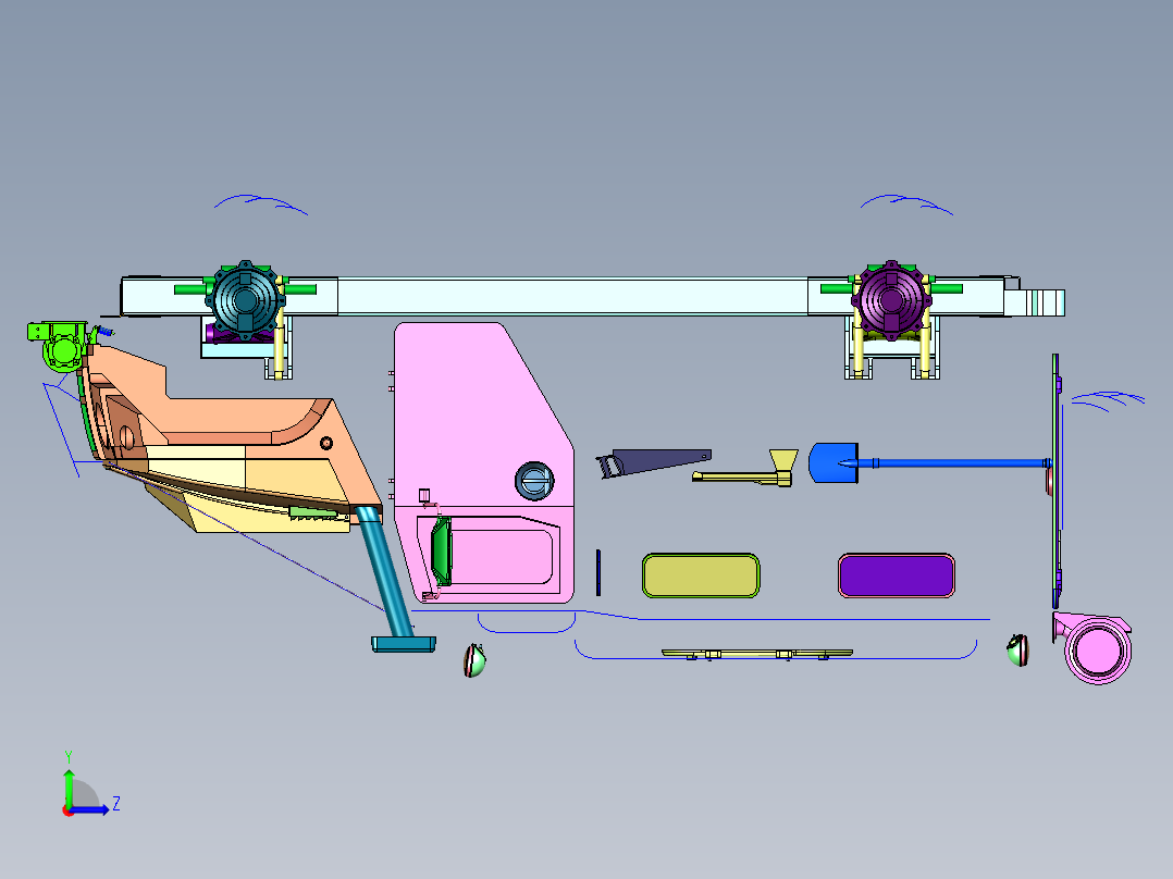 虎式高机动装甲车左视图