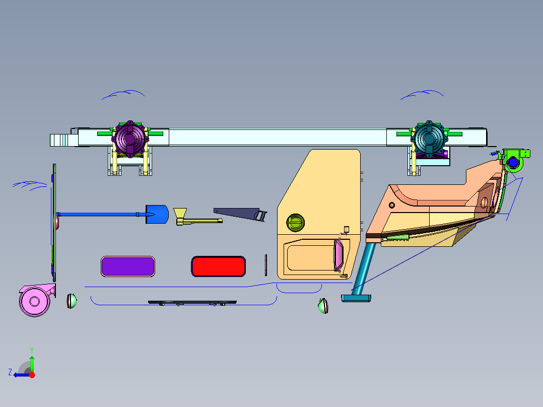 虎式高机动装甲车右视图