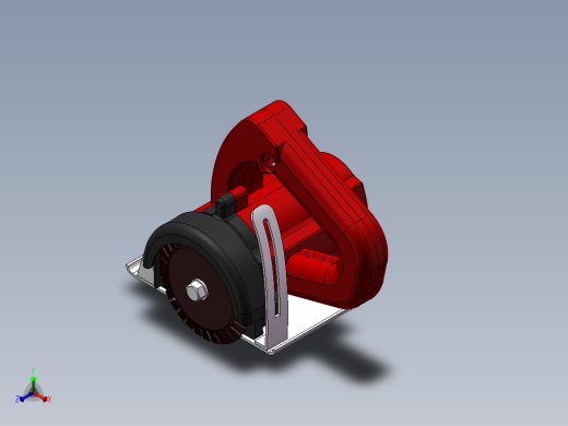 Q431-低噪声持久型云石机设计【三维SolidWorks】正等轴测缩略图