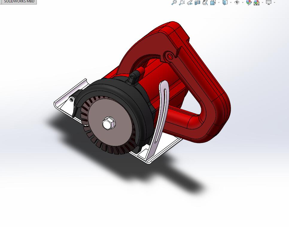 Q431-低噪声持久型云石机设计【三维SolidWorks】
