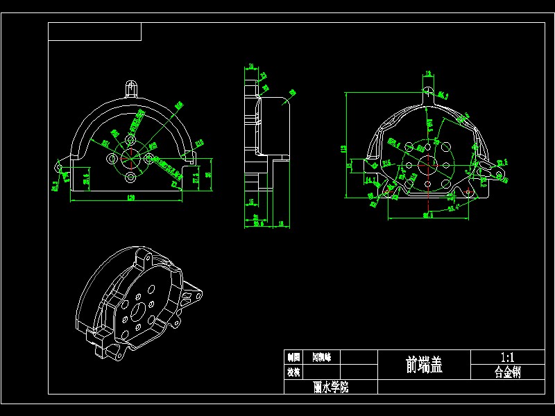 Q431-低噪声持久型云石机设计【三维SolidWorks】