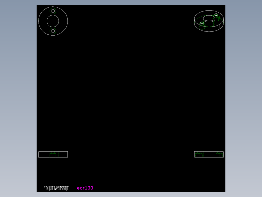 中心刻度環ECR-2D多系列多零件图纸模型